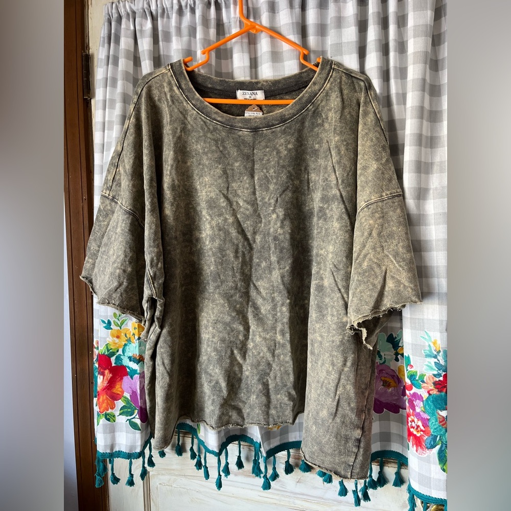 3/$25- NWT! Purchased from a boutique! Worn look, but never has been worn.